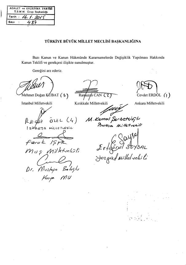 Yeni 'torba kanun teklifi' TBMM'ye sunuldu 1