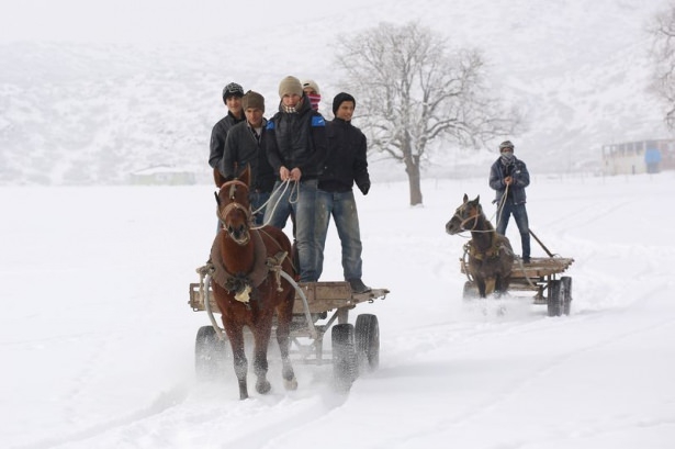 Dondurucu soğukta kaplıca keyfi 21