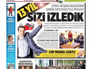 28 Ocak 2015 gazete manşetleri