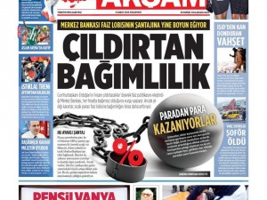 2 Şubat 2015 gazete manşetleri