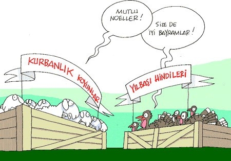Kurbanlık karikatürler tam şenlik! 10