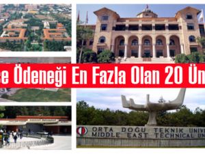 İşte bütçe ödeneği en fazla olan 20 üniversite!