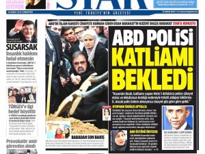 14 Şubat 2015 Gazete manşetleri