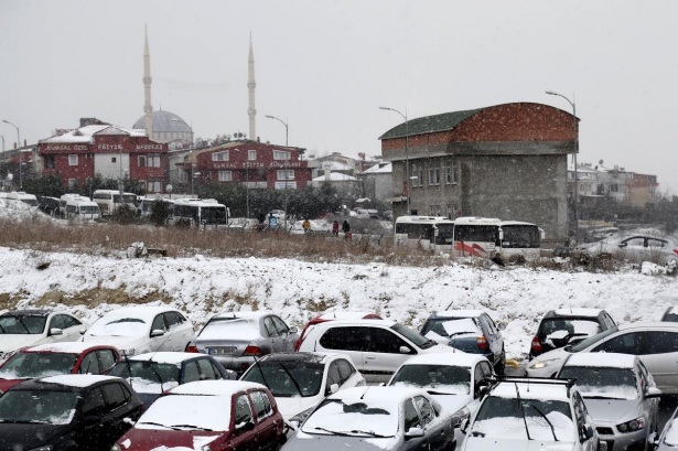 Beyaz İstanbul'dan manzaralar 33