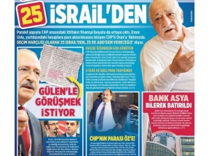 19  Şubat 2015 gazete manşetleri