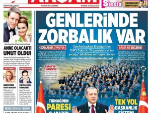 25 Şubat 2015 gazete manşetleri