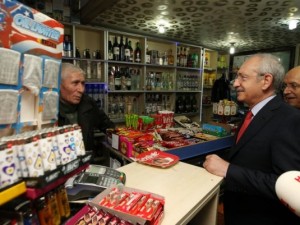 Kemal Kılıçdaroğlu esnaf ziyaretinde