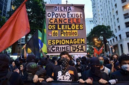 Brezilya'da öğretmen protestosu olaylı geçti 5