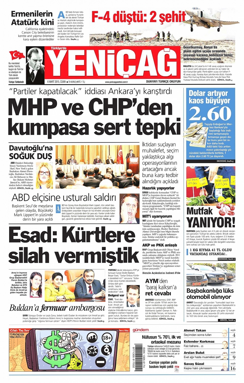 6 Mart 2015 gazete manşetleri 21