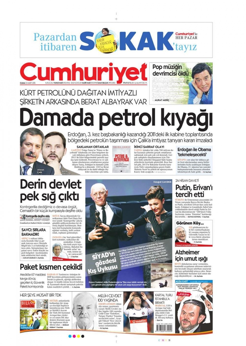13 Mart 2015 gazete manşetleri 27