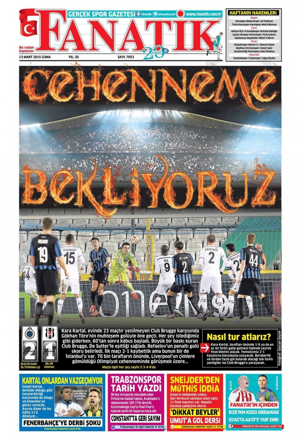 13 Mart 2015 gazete manşetleri 29