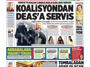 13 Mart 2015 gazete manşetleri