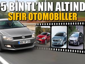 35 Bin TL'nin Altındaki Sıfır Otomobiller