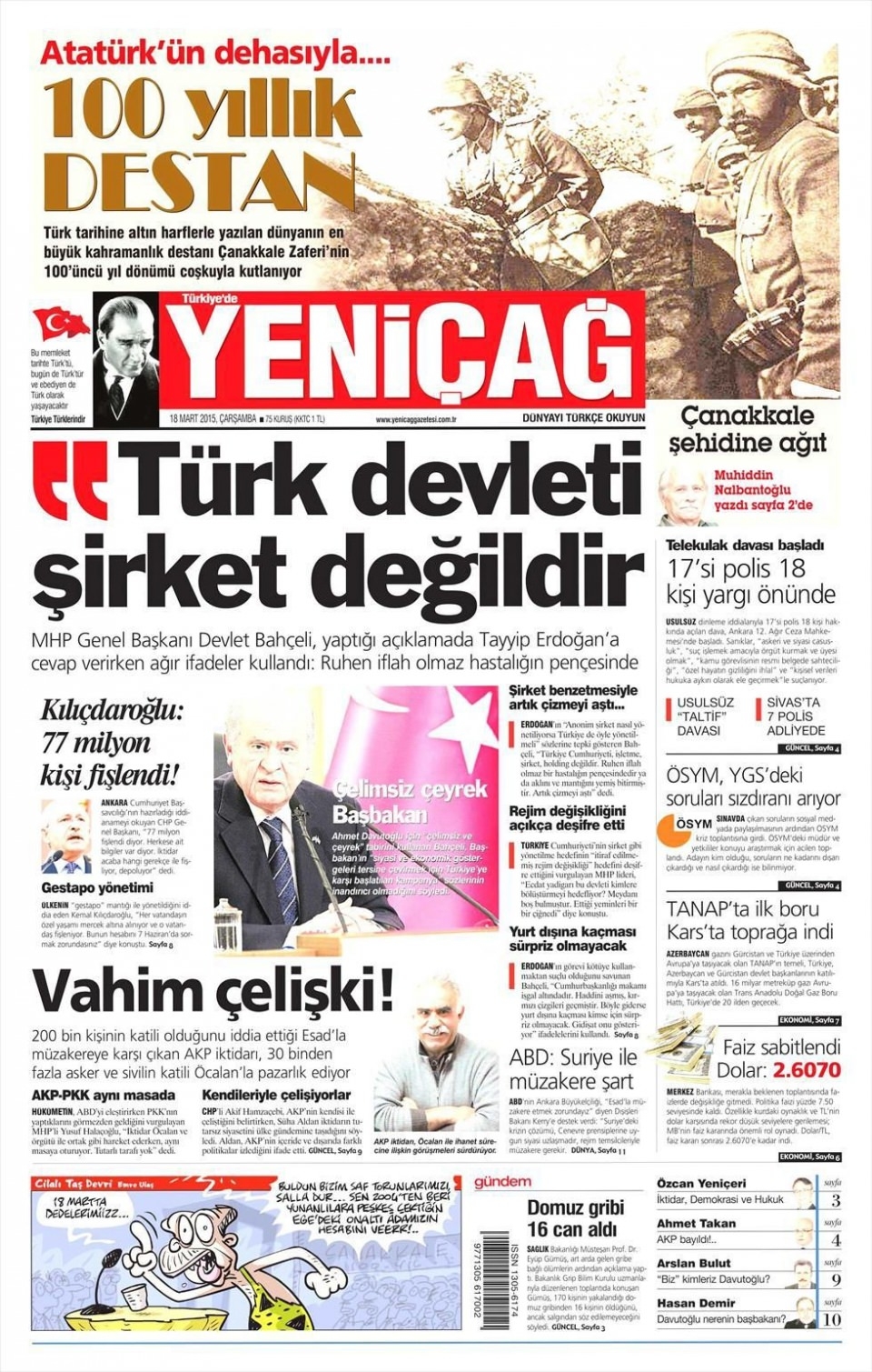 18 Mart 2015 gazete manşetleri 21