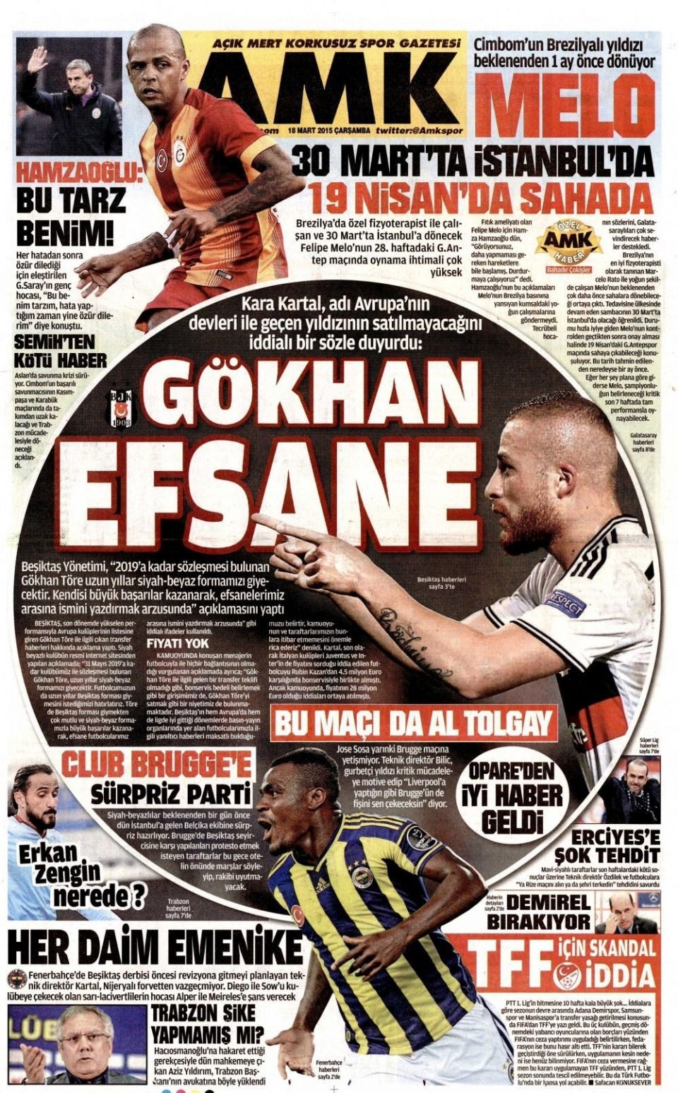 18 Mart 2015 gazete manşetleri 25