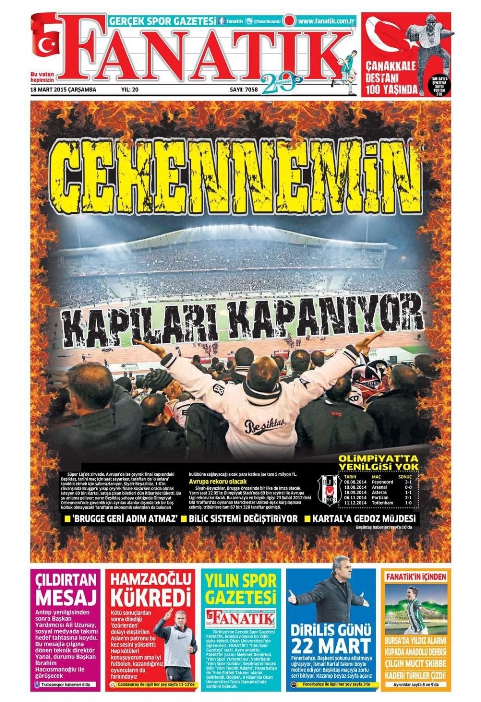 18 Mart 2015 gazete manşetleri 27