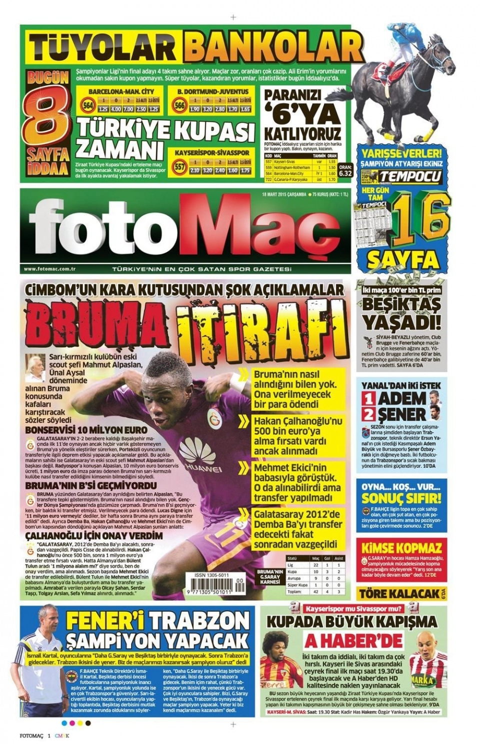 18 Mart 2015 gazete manşetleri 28