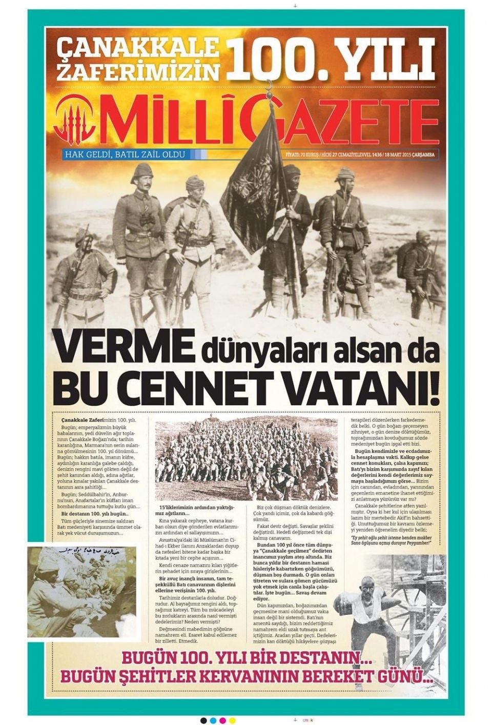 18 Mart 2015 gazete manşetleri 9