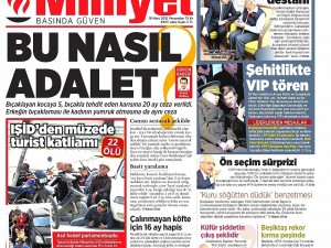 19 Mart 2015 gazete manşetleri