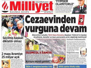 26 Mart 2015 gazete manşetleri