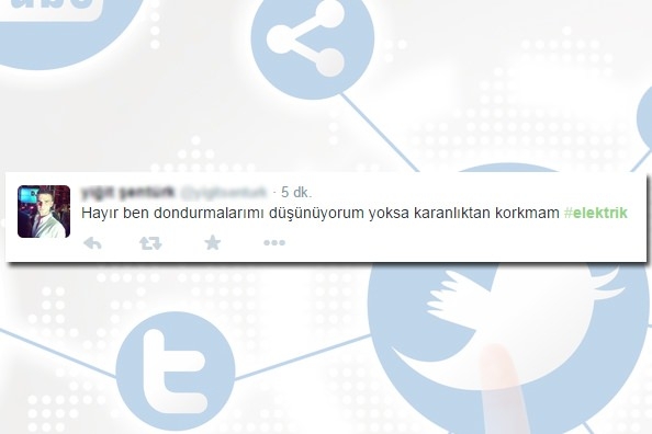 Elektrik kesintisi sosyal medyada 6