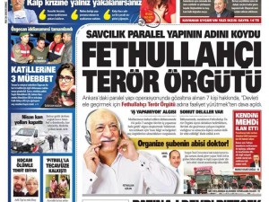 10 Nisan 2015 gazete manşetleri