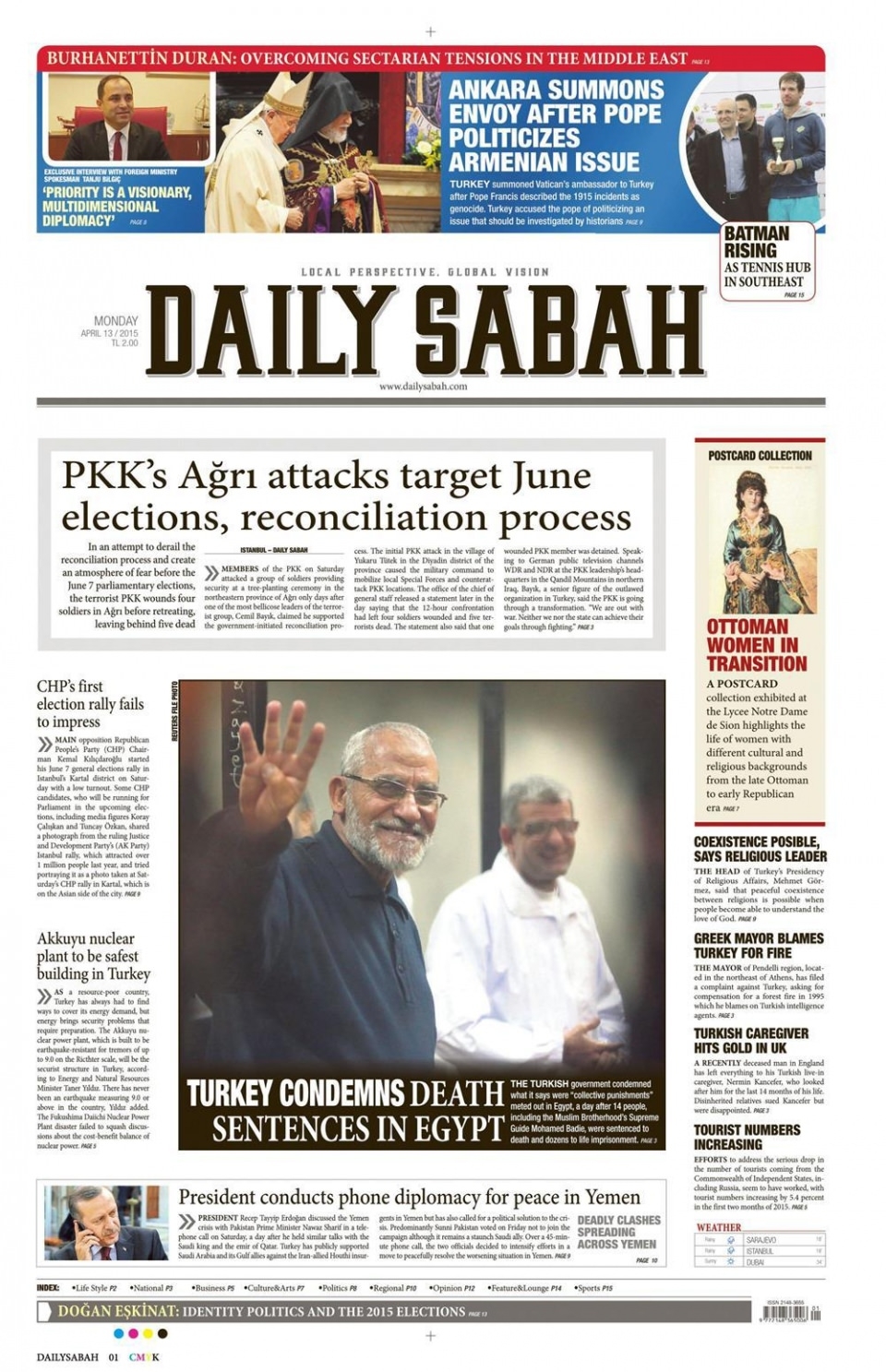 14 Nisan 2015 gazete manşetleri 28