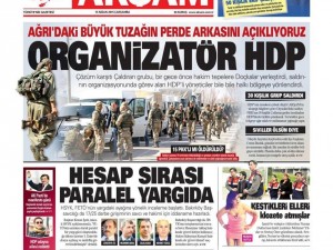 15 Nisan 2015 gazete manşetleri