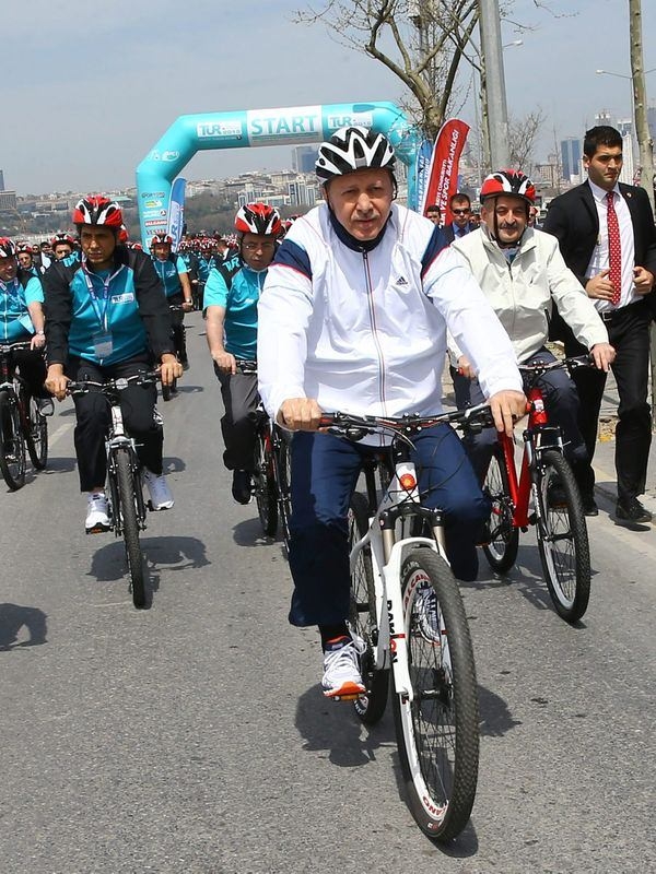 Cumhurbaşkanı Erdoğan pedal çevirdi 3