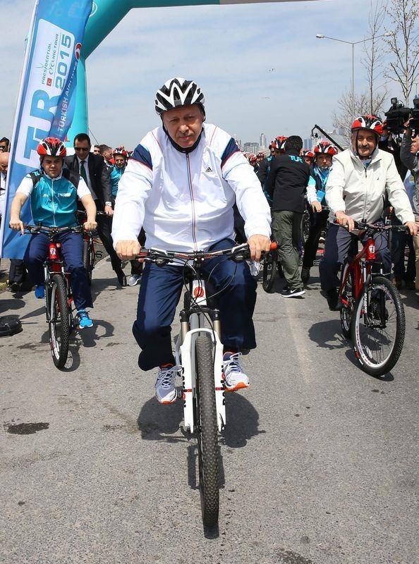 Cumhurbaşkanı Erdoğan pedal çevirdi 6