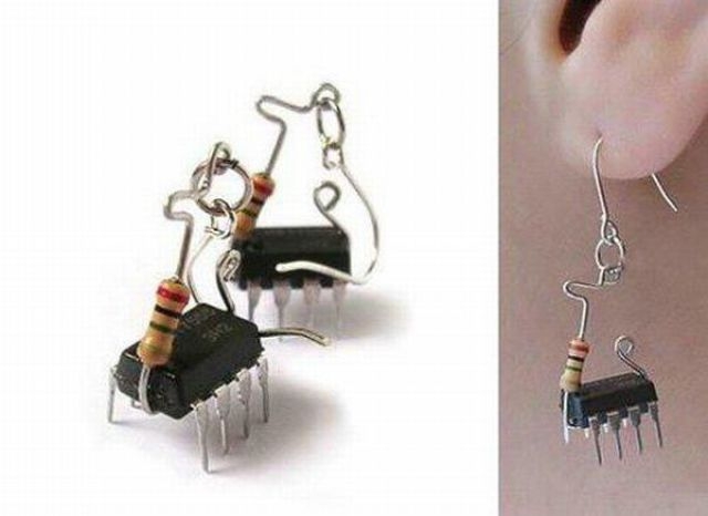 Bilgisayar parçalarıyla bakın neler yaptılar 20