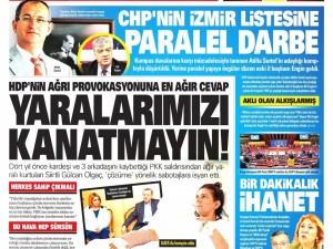 23 Nisan 2015 gazete manşetleri