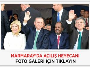 Marmaray'da Açılış Heyecanı