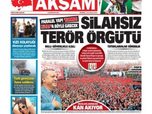 12 Mayıs 2015 gazete manşetleri