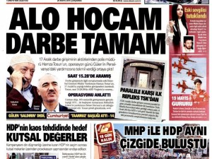 20 Mayıs 2015 gazete manşetleri
