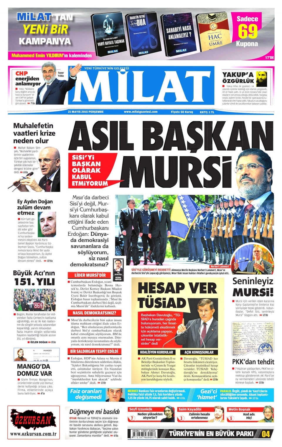 21 Mayıs 2015 gazete manşetleri 29