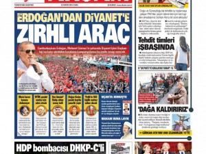 22 Mayıs 2015 gazete manşetleri