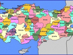 Türkiye'nin hemşehri haritası