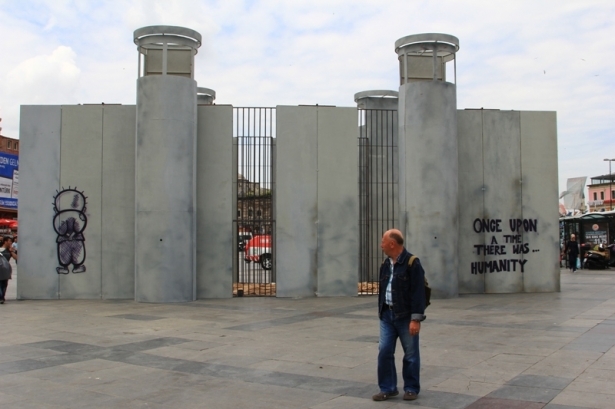Filistin zulmü Eminönü'nde canlandırıldı 2