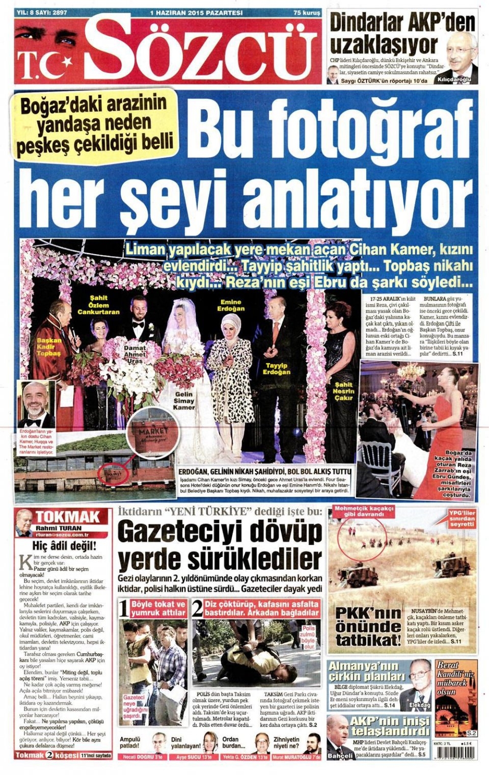 1 Haziran 2015 gazete manşetleri 18