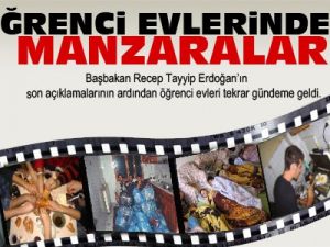 Öğrenci evlerinden komik manzaralar