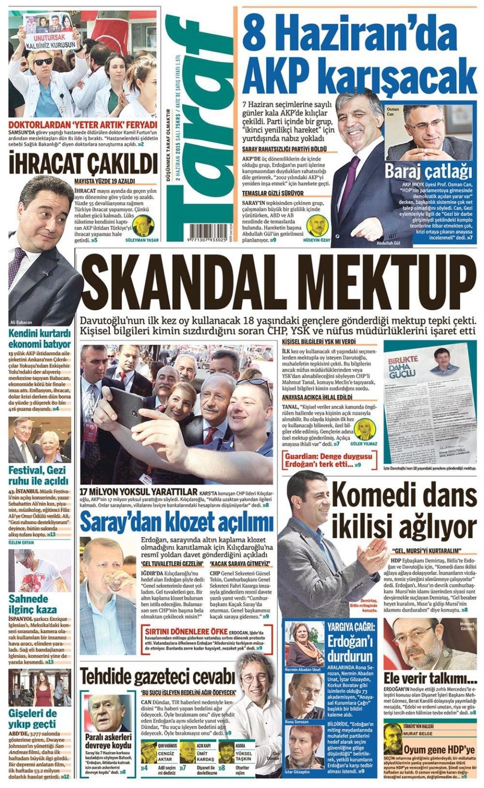 2 Haziran 2015 gazete manşetleri 24