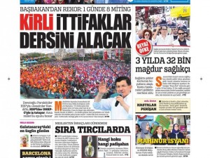 2 Haziran 2015 gazete manşetleri