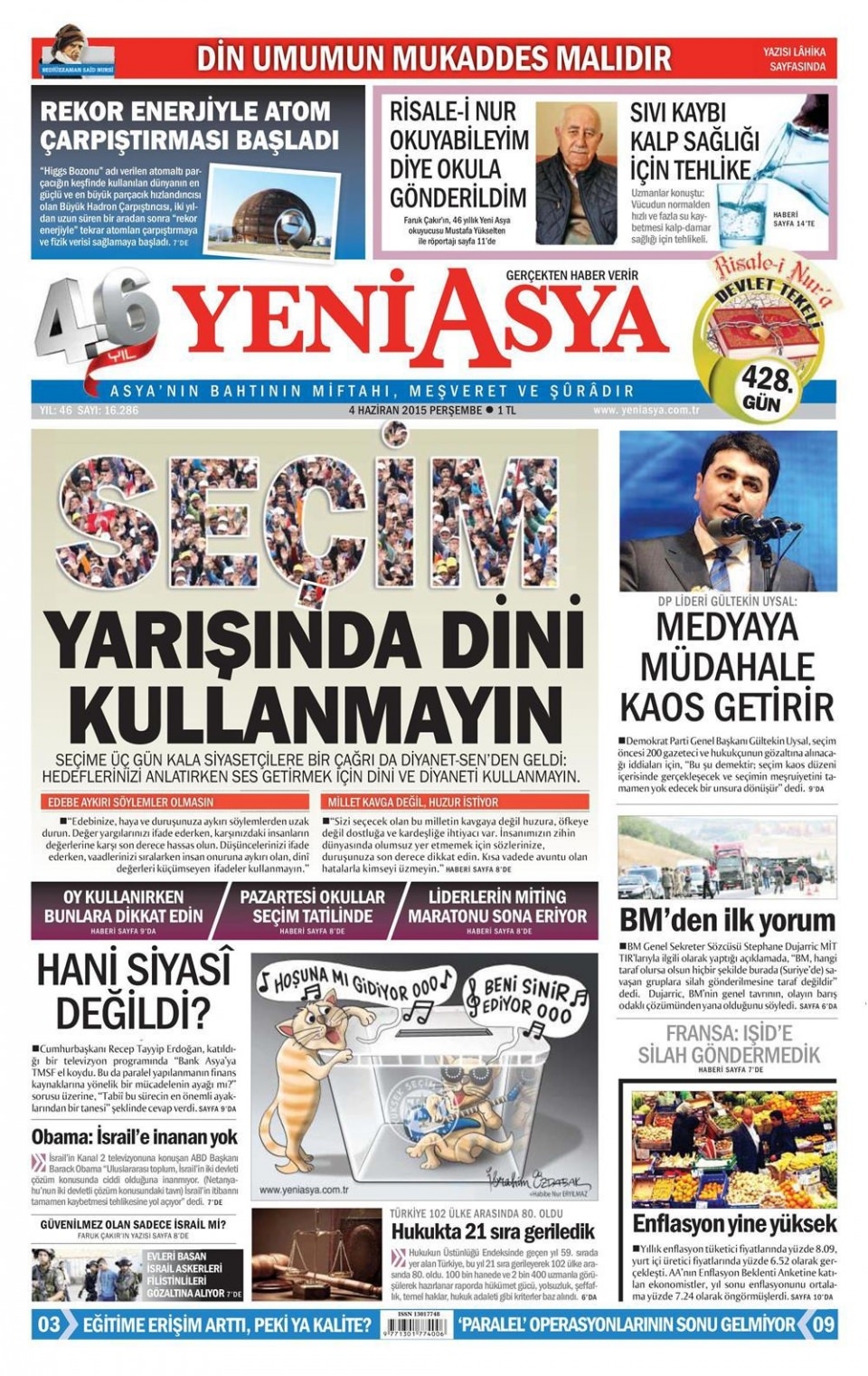 4 Haziran 2015 gazete manşetleri 28