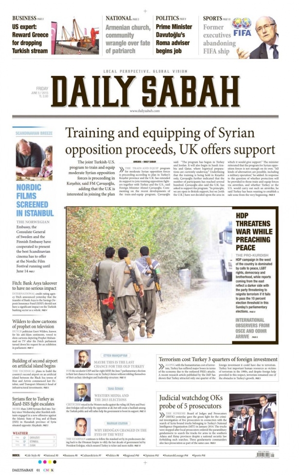 5 Haziran 2015 gazete manşetleri 18