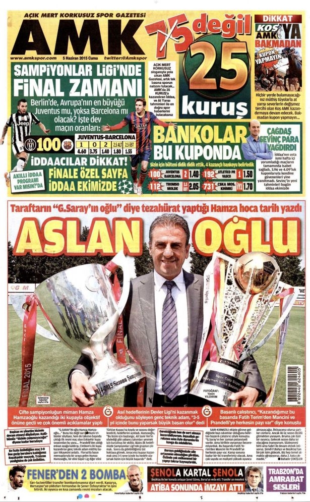5 Haziran 2015 gazete manşetleri 2
