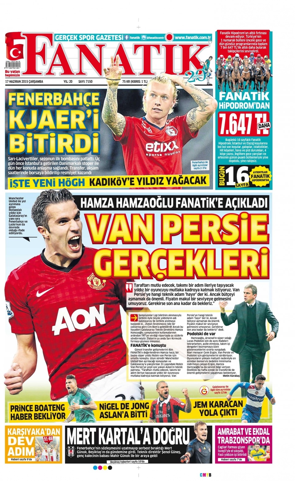 17 Haziran 2015 gazete manşetleri 5