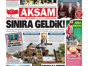 1 Temmuz 2015 gazete manşetleri