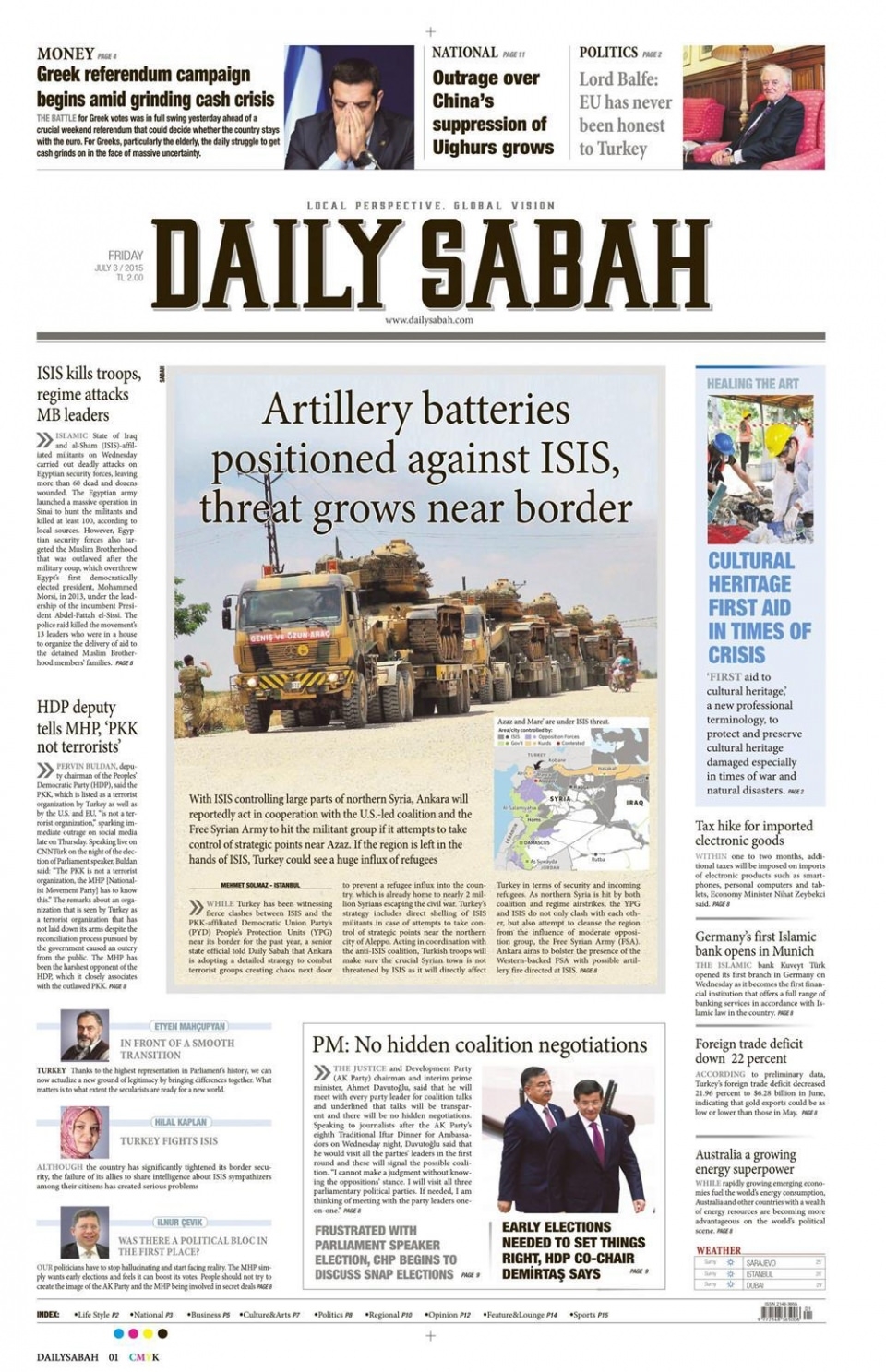 3 Temmuz 2015 gazete manşetleri 29