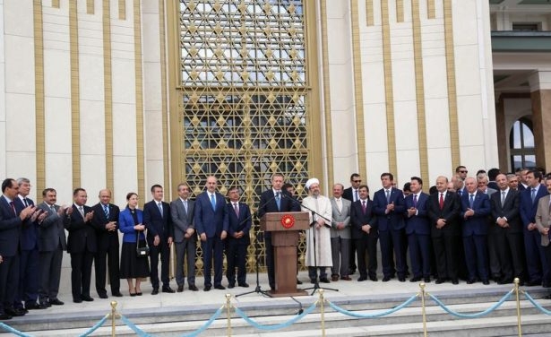 Beştepe Millet Camii dualarla açıldı 11